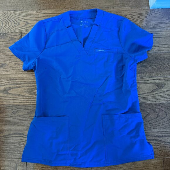 Jaanuu Royal Blue Scrub Set - Picture 1 of 7